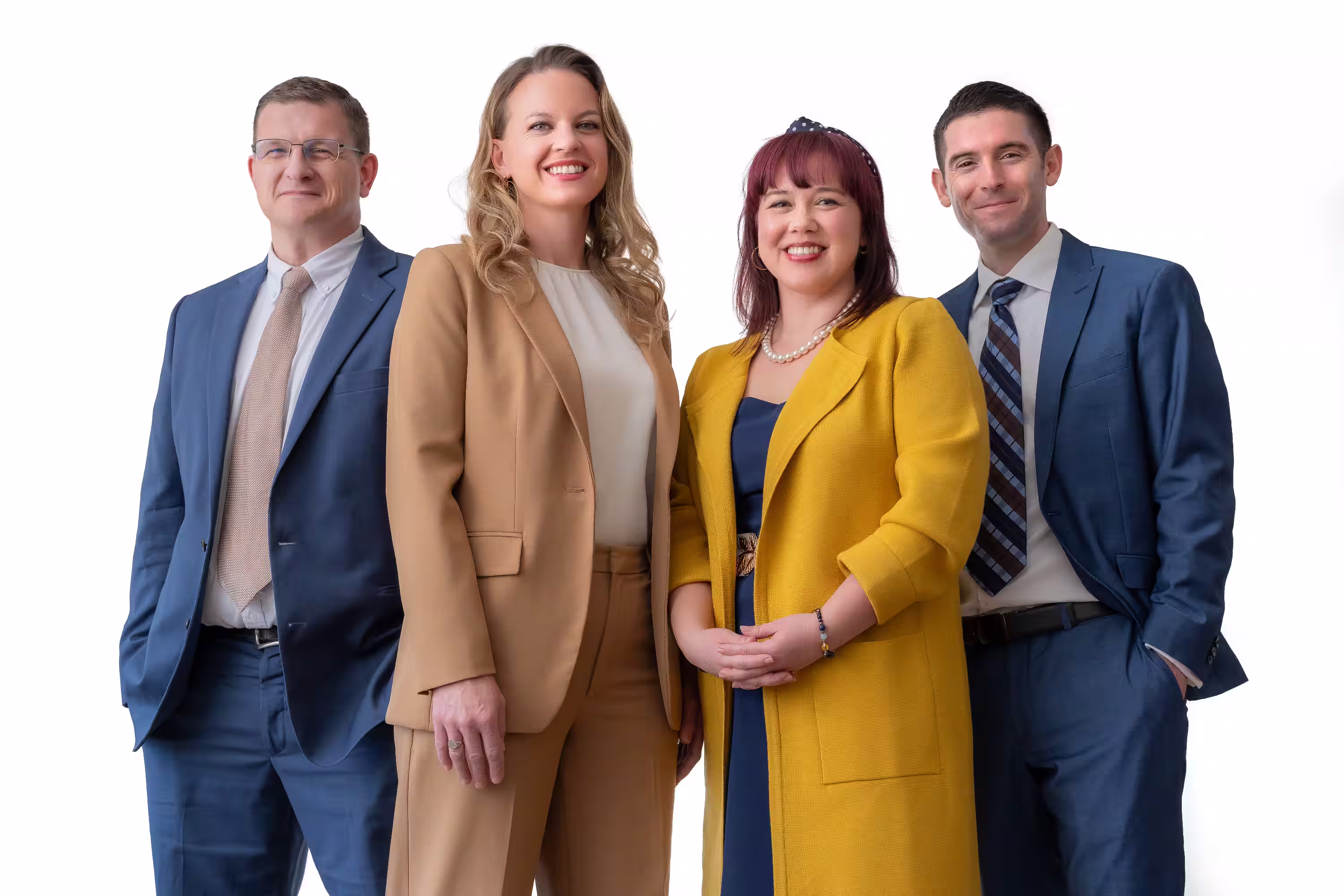 group of lawyers standing