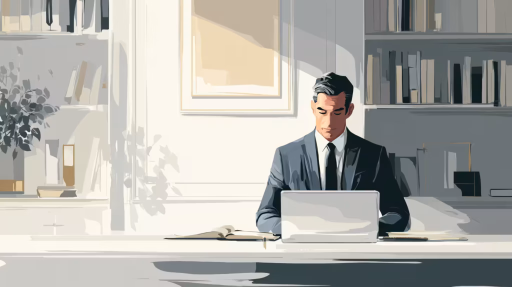 Utah Rules of Small Claims Procedure: Filing Deadlines & Timeline 4 sunlit modern office with suited man working on laptop