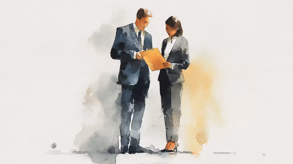 Modification vs. Appeal: Which One Do You Actually Need? 14 watercolor business colleagues reviewing document in soft neutral lighting
