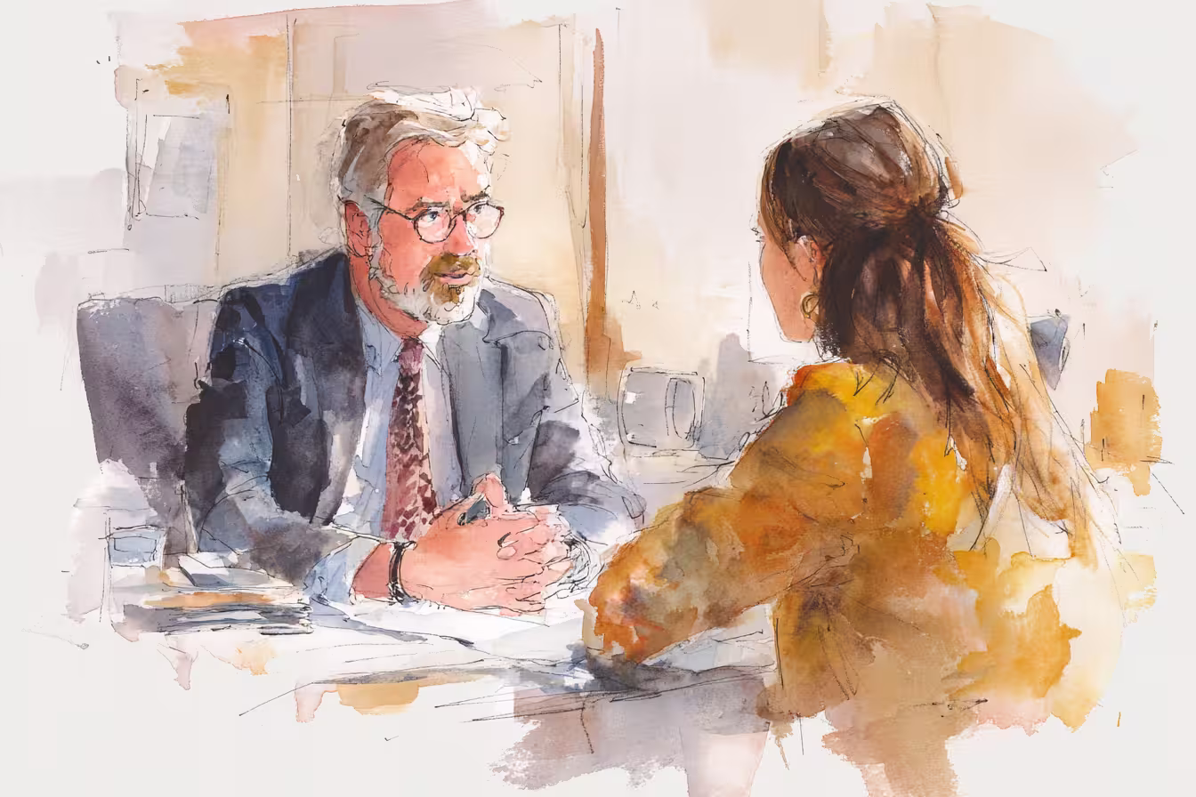 A lawyer discussing the merits of a Utah Appellate Mediation resolving an appeal.