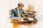 An appellate attorney reviewing a motion.
